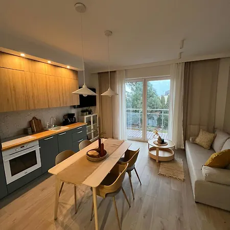 Apartmán Morska Melodia Z Balkonem I Miejscem Do Pracy Zdalnej