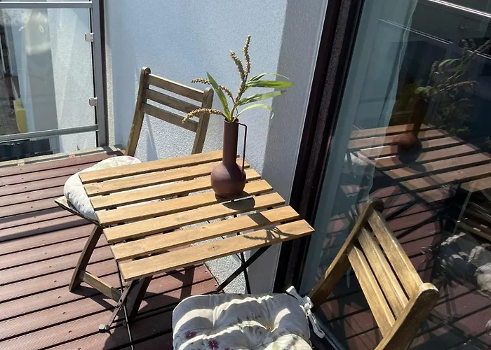 Morska Melodia Z Balkonem I Miejscem Do Pracy Zdalnej *